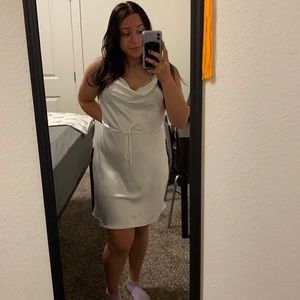 White Silk Motel Rocks dress